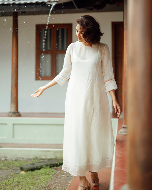 Viscose Organza 3-Piece Co-ord Set