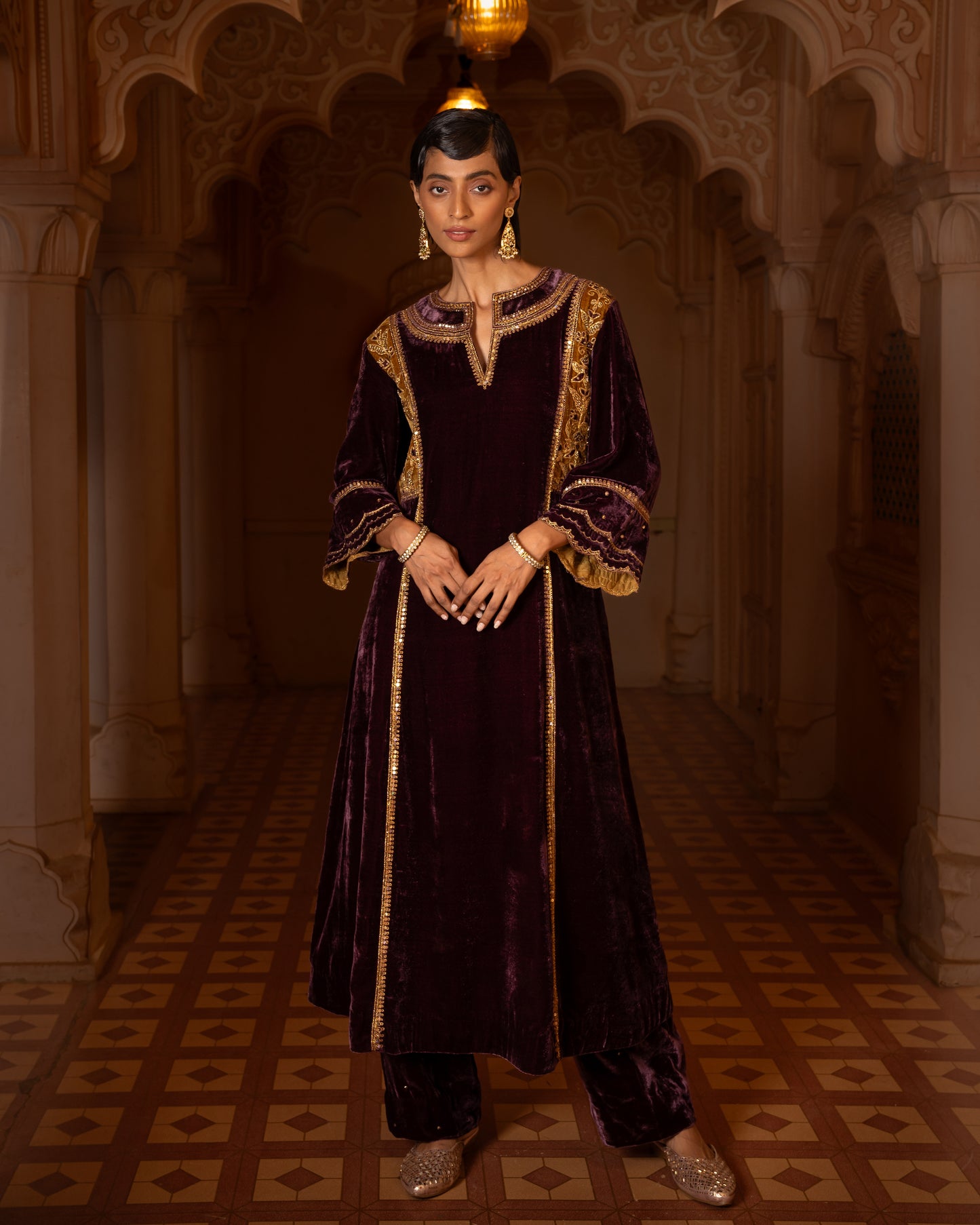 PURPLE SALWAR SET