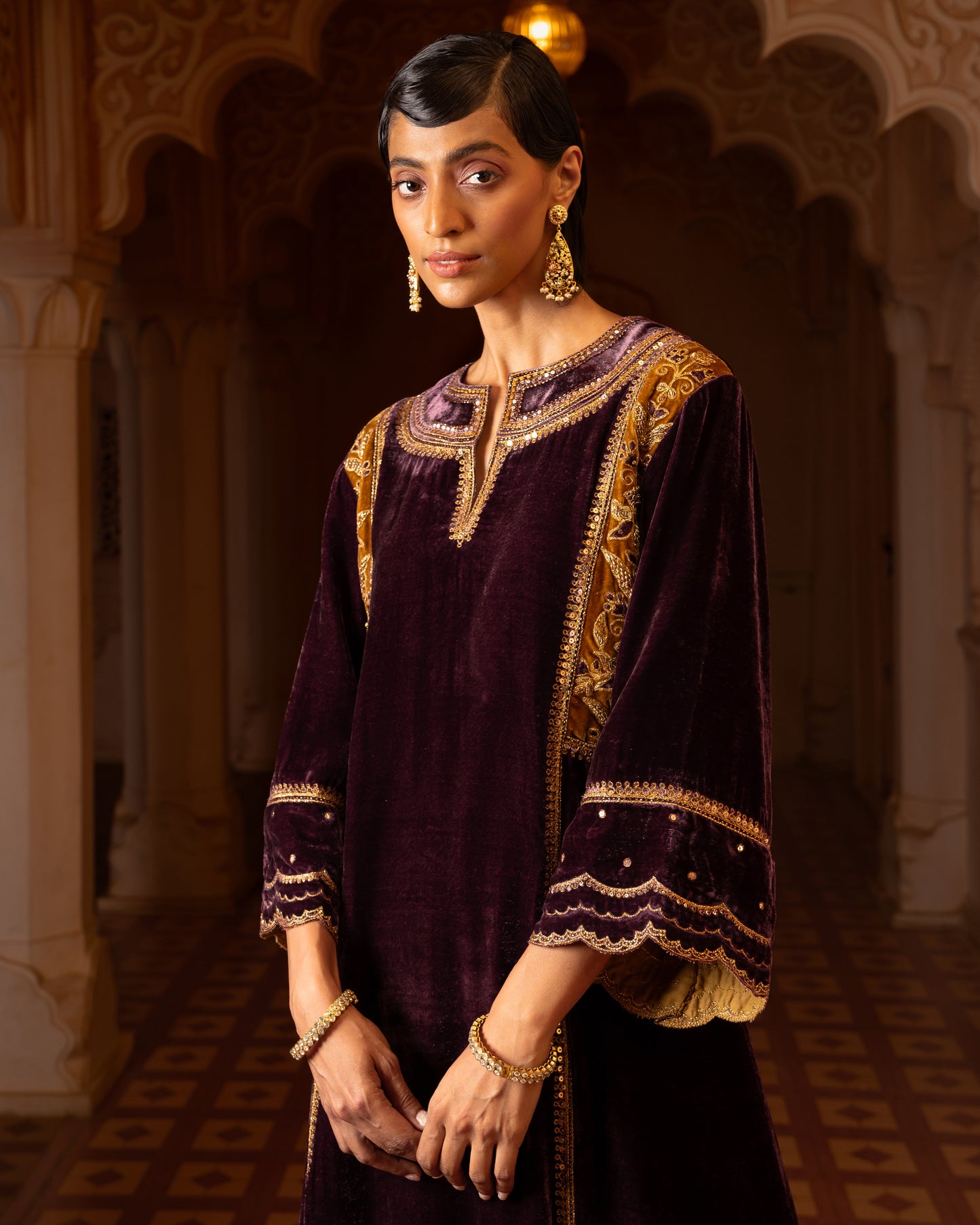 PURPLE SALWAR SET