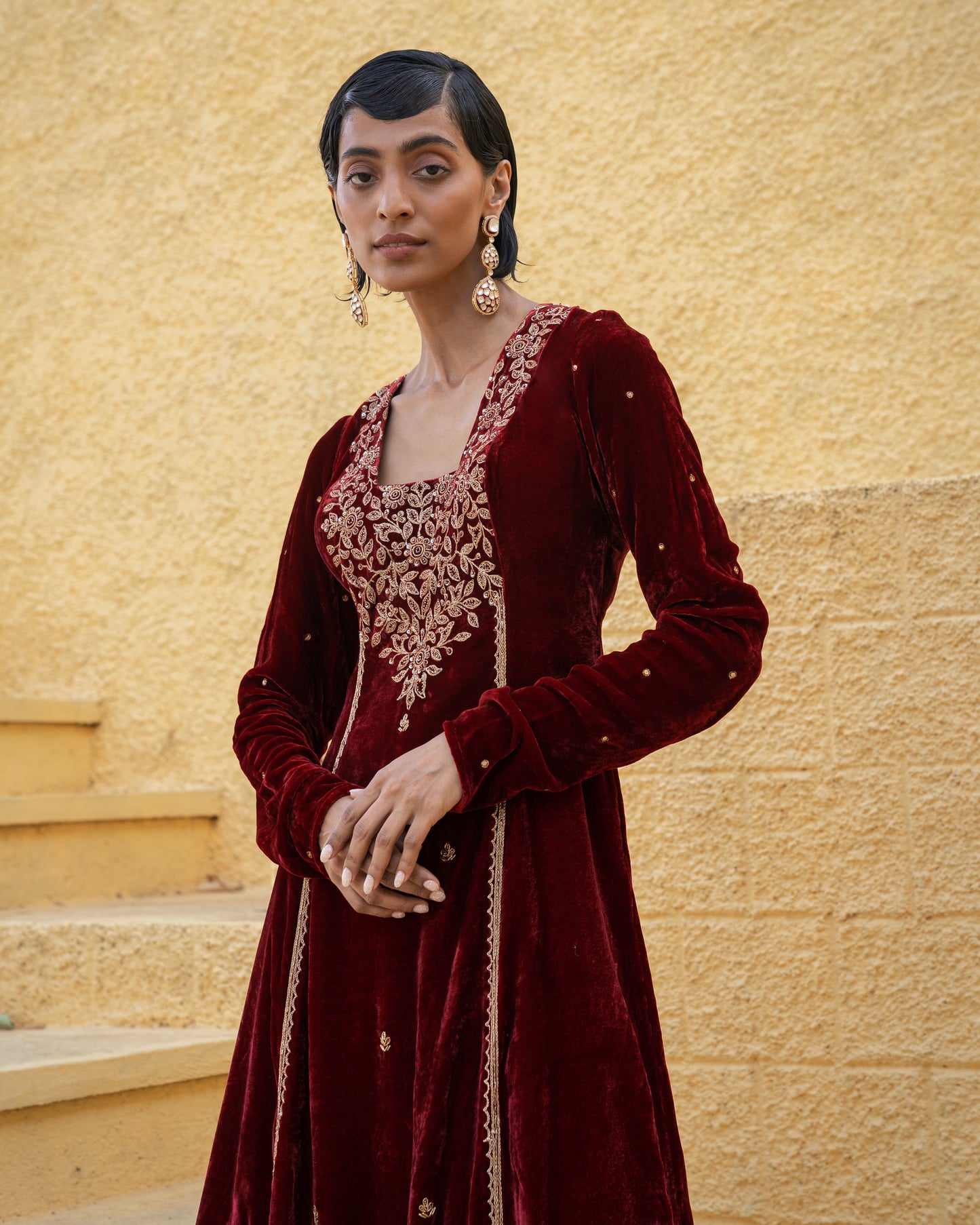 MAROON 3 PANEL SALWAR SET