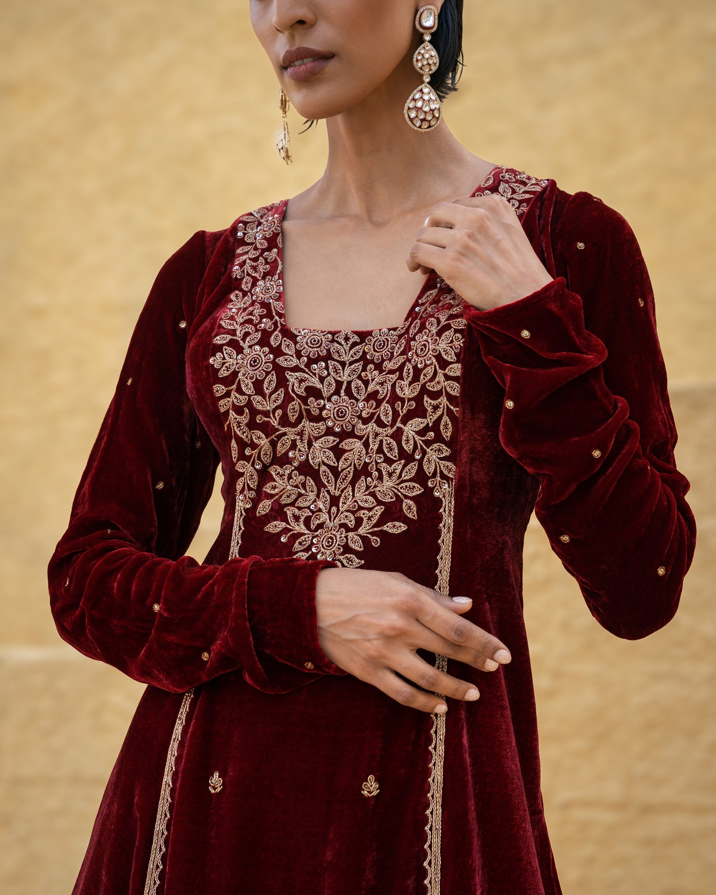 MAROON 3 PANEL SALWAR SET
