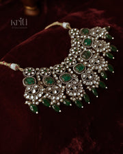 Meher Emerald Necklace Set