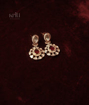 Zariya Ruby Polki Necklace Set