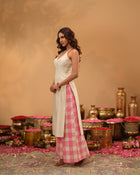 Halter Neck Chanderi Silk Set