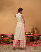Halter Neck Chanderi Silk Set