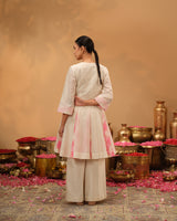 Panelled Chanderi Silk Top