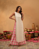 Chanderi Silk High Slit Kurta Set