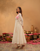 Chanderi Silk Angrakha Set