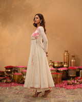 Chanderi Silk Angrakha