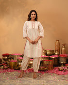 Striped Handloom Cotton Salwar Set