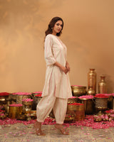 Striped Handloom Cotton Salwar Set