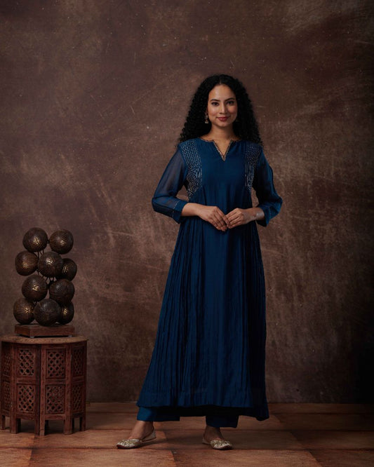 SALWAR SET IN LOYAL BLUE