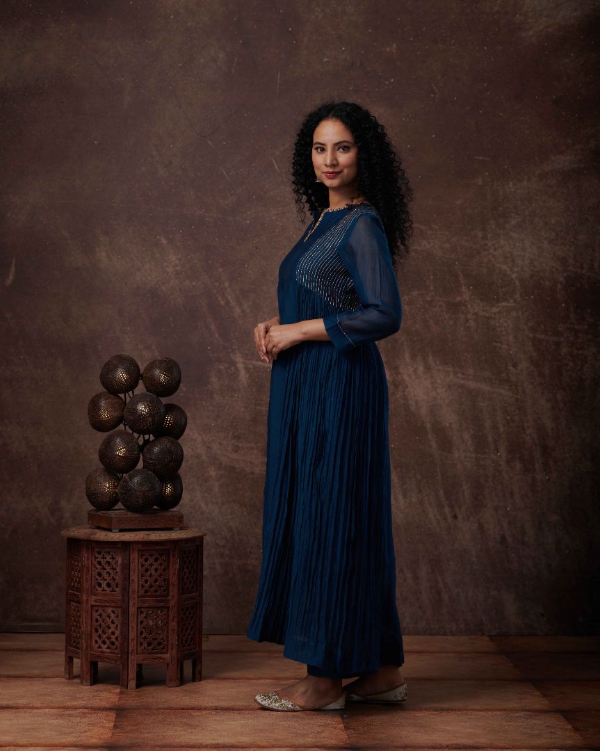 SALWAR SET IN LOYAL BLUE
